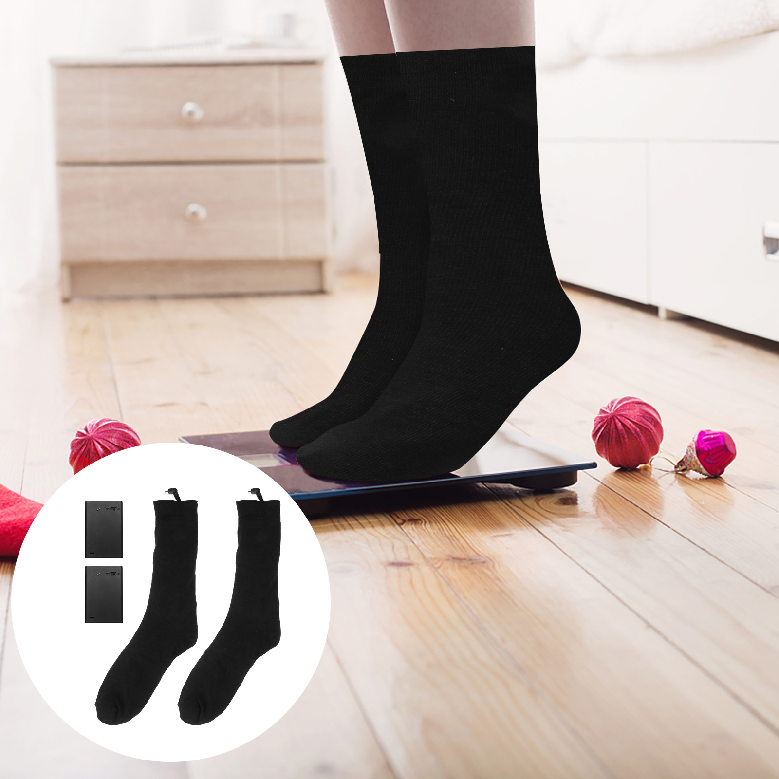 Thermal Sock Winter - Warme, verwarmde wintersokken, thermische sokken op
