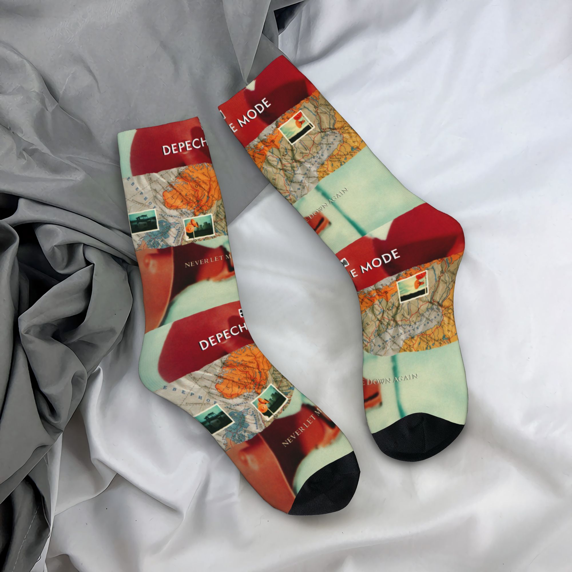 Dress Sock Men - Custom D-Depeche Cool Mode Elektronische Rock