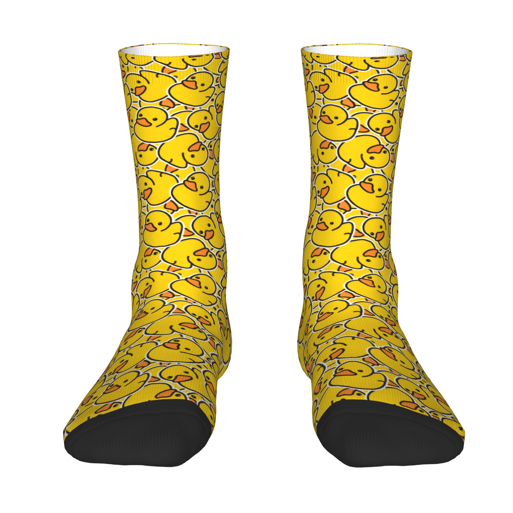 Dress Sock Men - Aangepaste rubberen eend badkamer cartoon patroon
