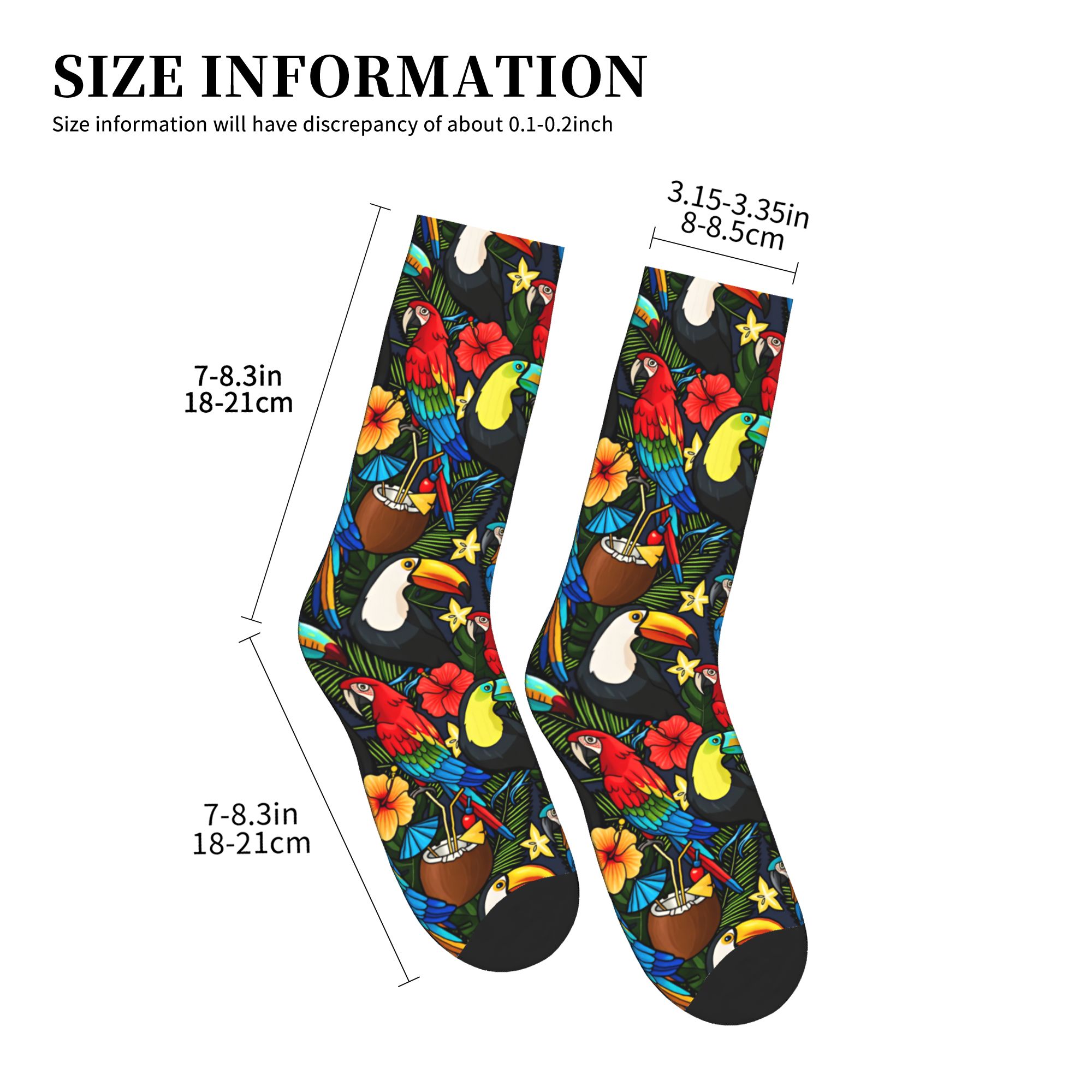 Tropische Macaw Toucan Fruit F - Dress Sock Men recensie en prijs